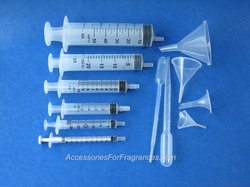 Plastic Funnels, Plastic Pipettes and Syringes