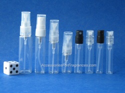 Picture of Glass Perfume Sample Atomizers